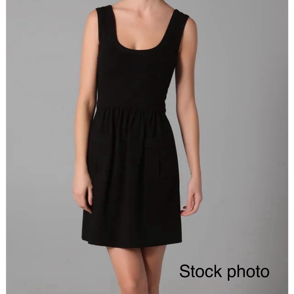 DVF THICK COTTON SCOOP CLASSIC TANK DRESS